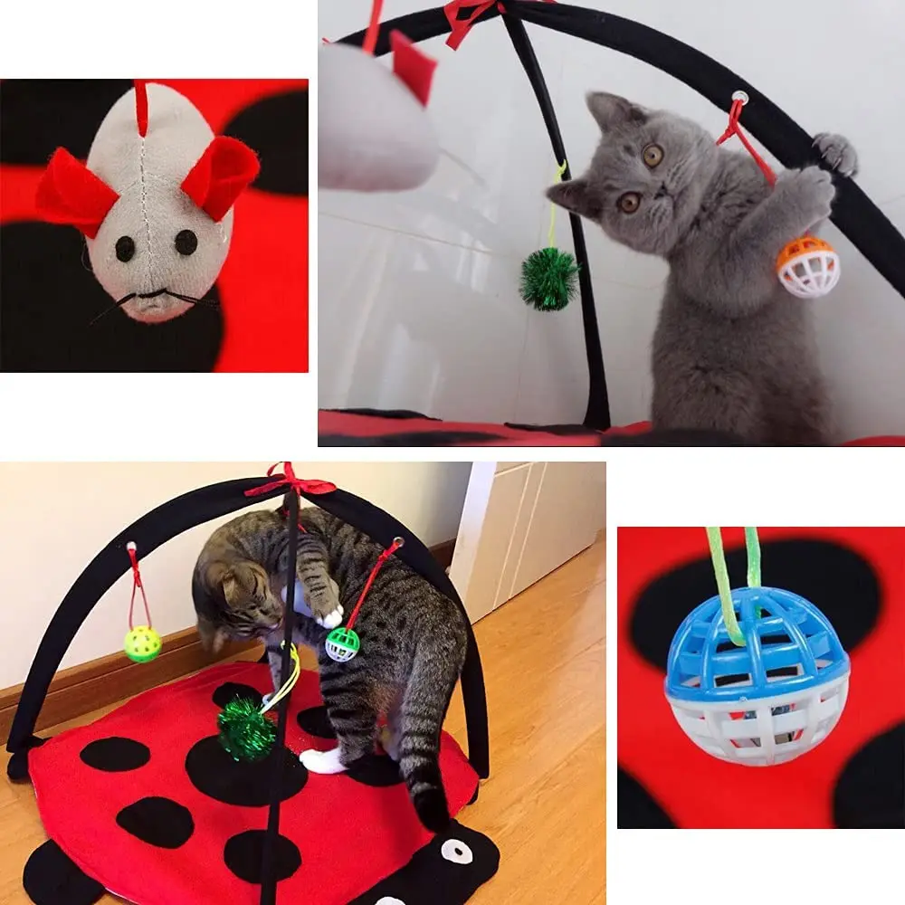 Игрушки для кошек портативный складной котенок гамак-палатка искусственная