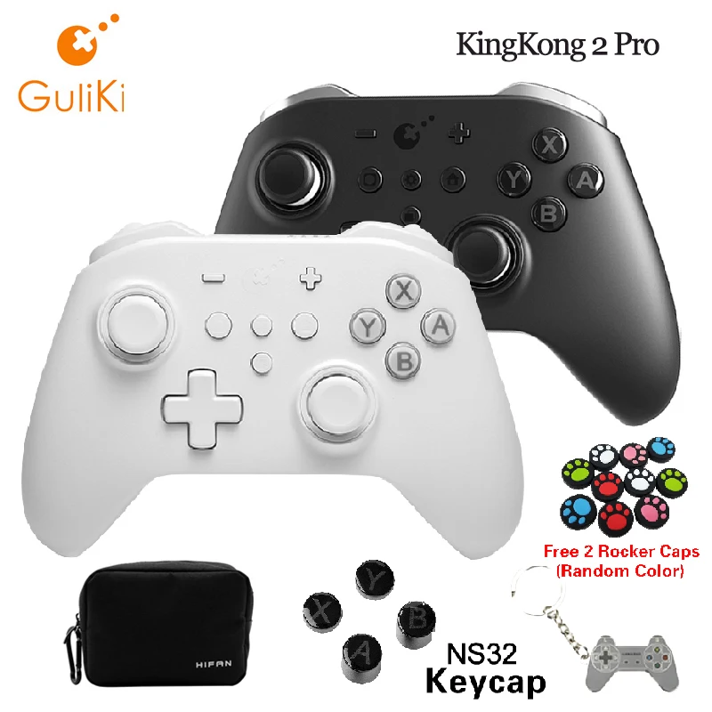 Gulikit Controlador Inalámbrico Kingkong 2 Pro Ns09, Controlador con Bluetooth para Nintendo Switch, Windows, Android, Macos E iOS