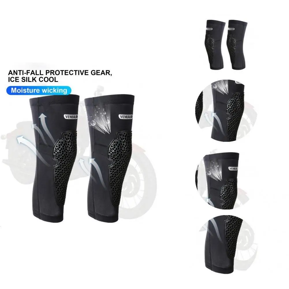 

Practical Knee Protective Guard Wear-resistant Protective Summer Elastic Riding Knee Brace Knee Brace Knee Pads 1 Pair