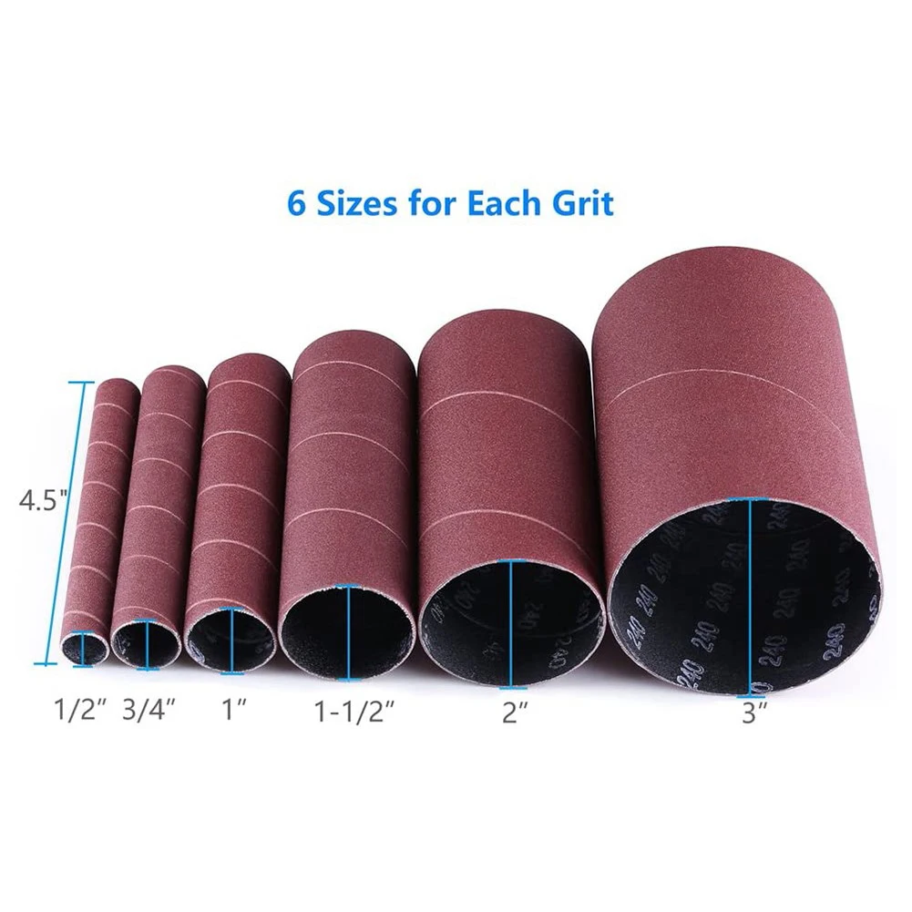 

12pcs 115mm Sandpaper Ring 80#, 120# Alumina Derusting And Edge Grinding Sand Cloth Power Tool Plastics/Wood Polishing Wheel