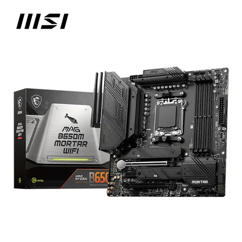 MSI MAG B650M микро-ATX AMD B650 DDR5 6400 +(OC) МГц M.2 USB3.2 192G двухканальная розетка AM5 новая материнская плата