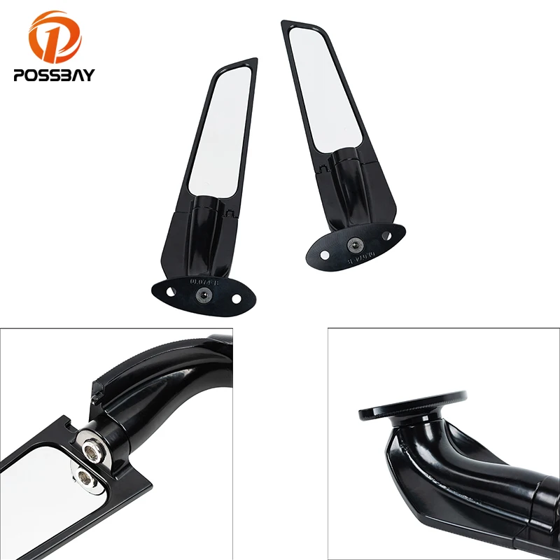 

Мотоциклетные боковые зеркала 2 шт. для Yamaha R6 1999-15 2016 модифицированные вращающиеся боковые зеркала заднего вида