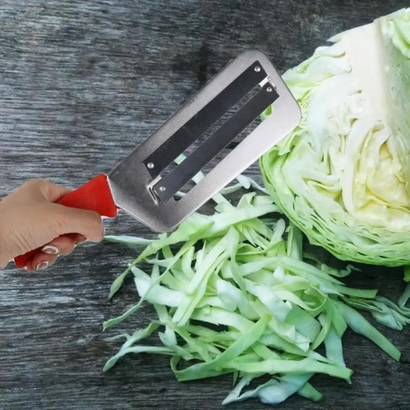 

Vegetable Kitchen Manual Cutter Knives Stainless Steel Cabbage Hand Slicer Shredder For Making Homemade Coleslaw Or Sauerkraut