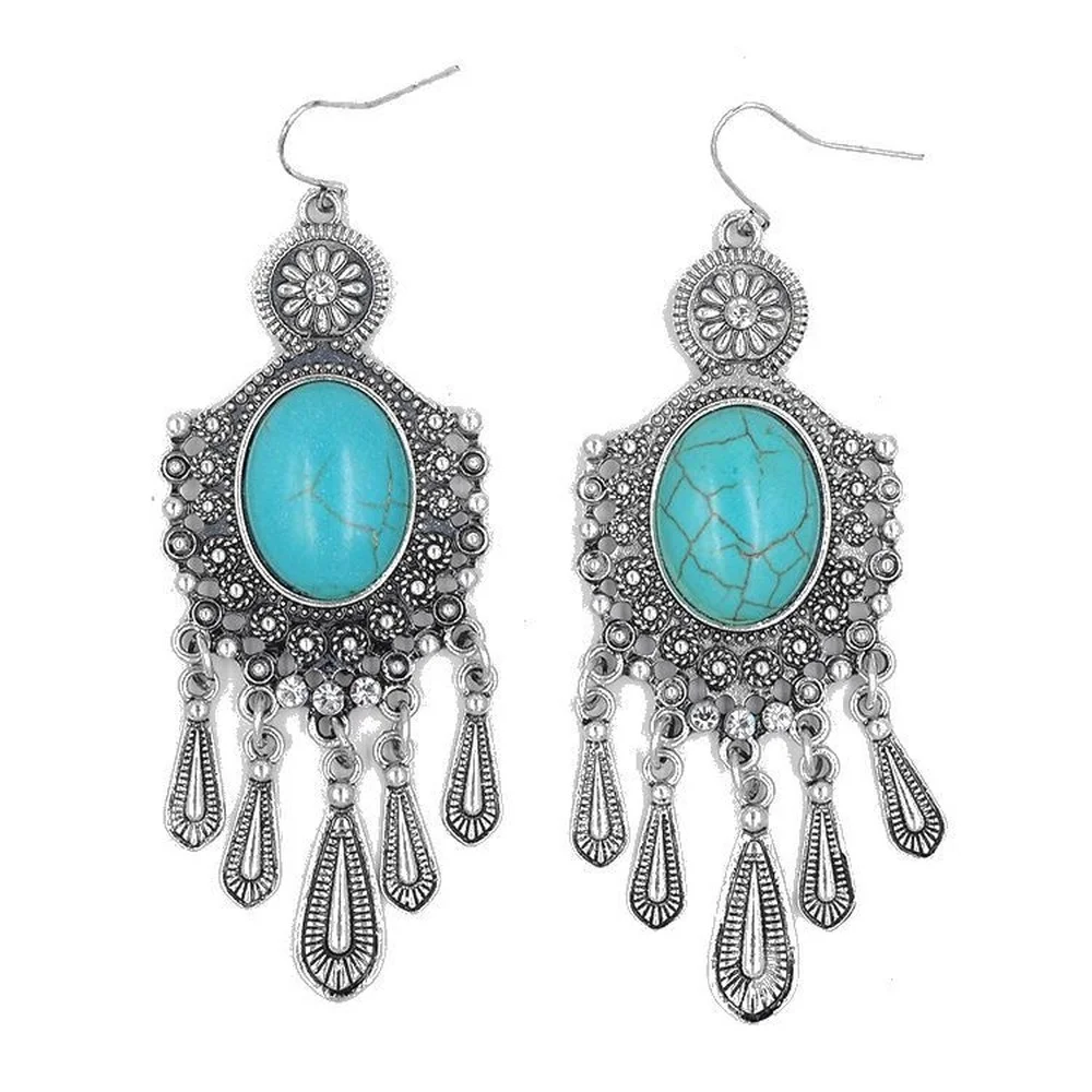 

2022 New Fashion Vintage Tassel Exaggerated Earrings Boho Earrings for Women Jewelry Accessories Anniversary Gift