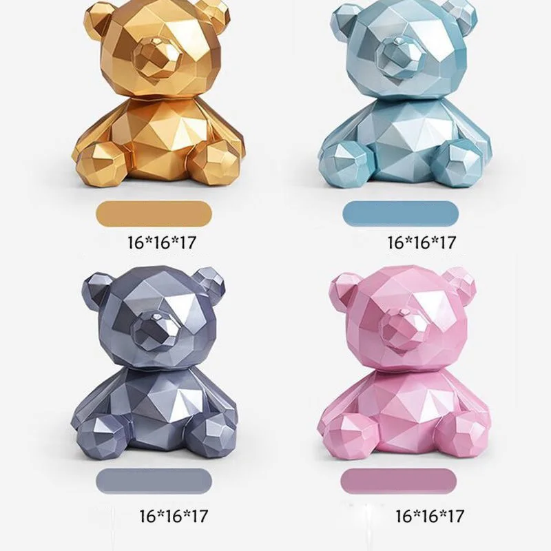 Носки с рисунком медведя из мультика свинья-копилка для монет деньги коробки