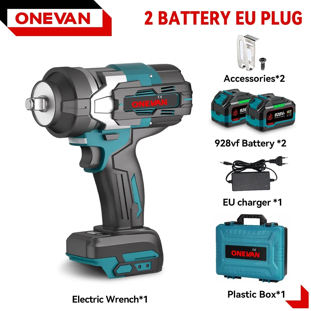 

ONEVAN 2800N.M Аккумуляторный ударный гайковерт 1/2 дюйма