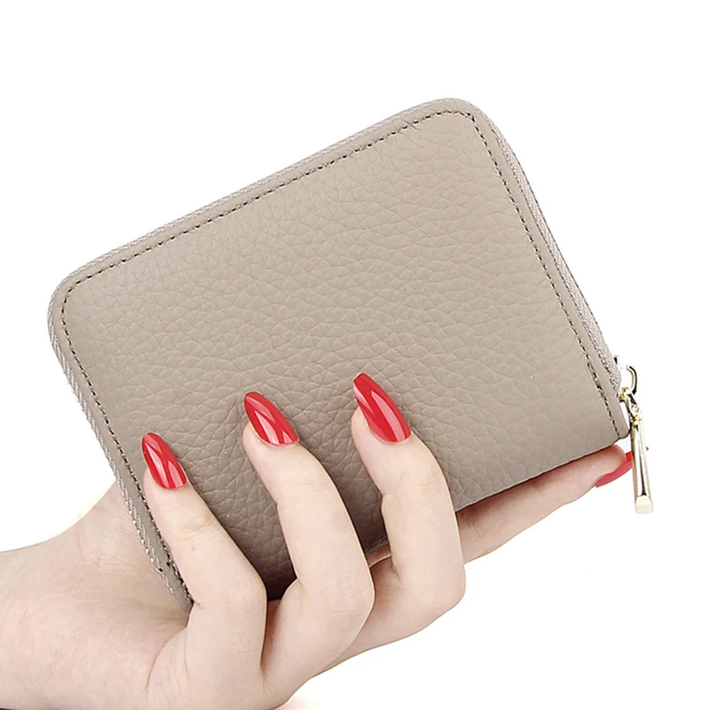 Women Purses Large Capacity Card Holder Durable Wear-Resistant Suitable For Shopping Mini Wallets Clutch With Zipper Keychain