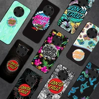 santa cruz skateboards art phone case for huawei y 5 y62019 y52018 y92019 luxury funda case for 9prime2019