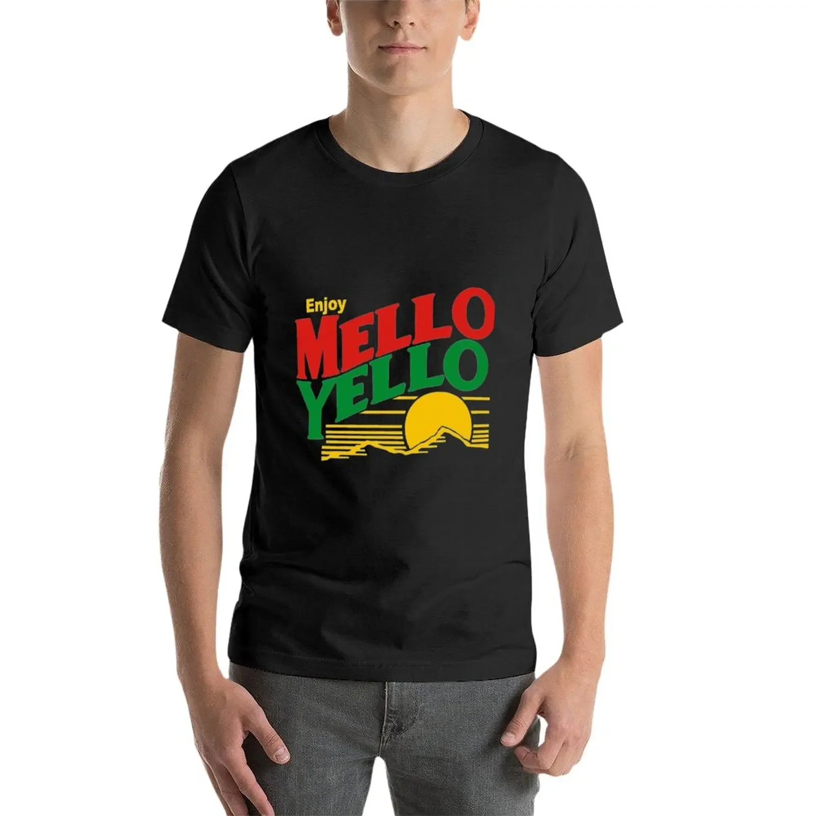 New Drink T-ShirtDink Mello Yellow Juice T-Shirt graphic t shirt sweat shirts customized for men cotton