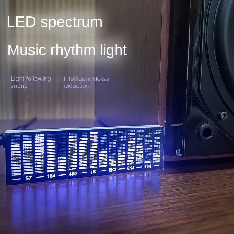 

LED Audio Spectrum Display Pickup Ambient Light Sound Control Music Spectrum Gaming Room Atmosphere Rhythm Light Car