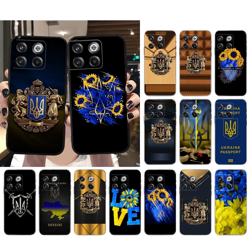 

Phone Case for OnePlus Ace 10 Pro 10T 8T 9 Pro Nord2 N100 N10 N200 Nord CE2 Lite N20SE CE 2T Ukraine Flower Case Capa Funda