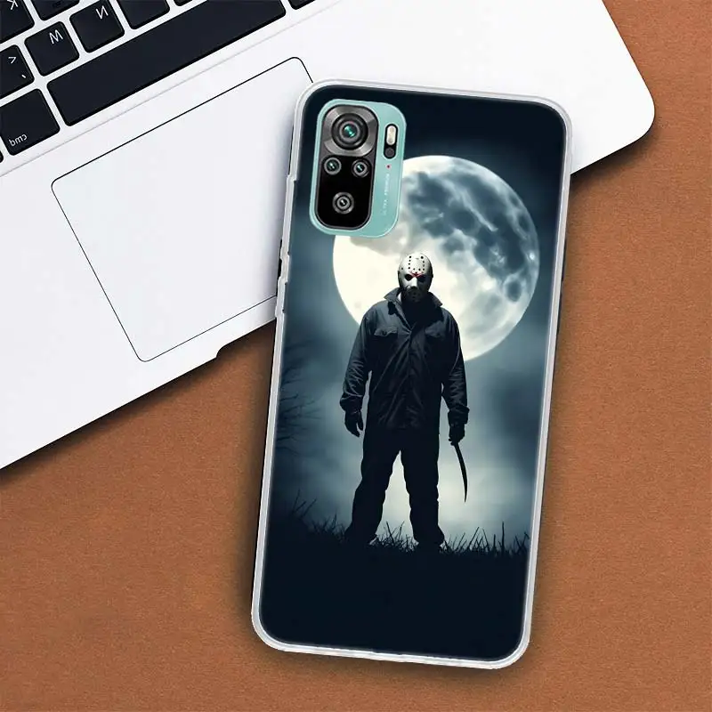 Чехол для телефона Film Horror J-Jason Voorhees Xiaomi Poco M3 M4 Pro M5 M5S X3 GT X4 NFC Mi X5 X6 X7 F6 F5 F4 F3 F2 F1 Cov
