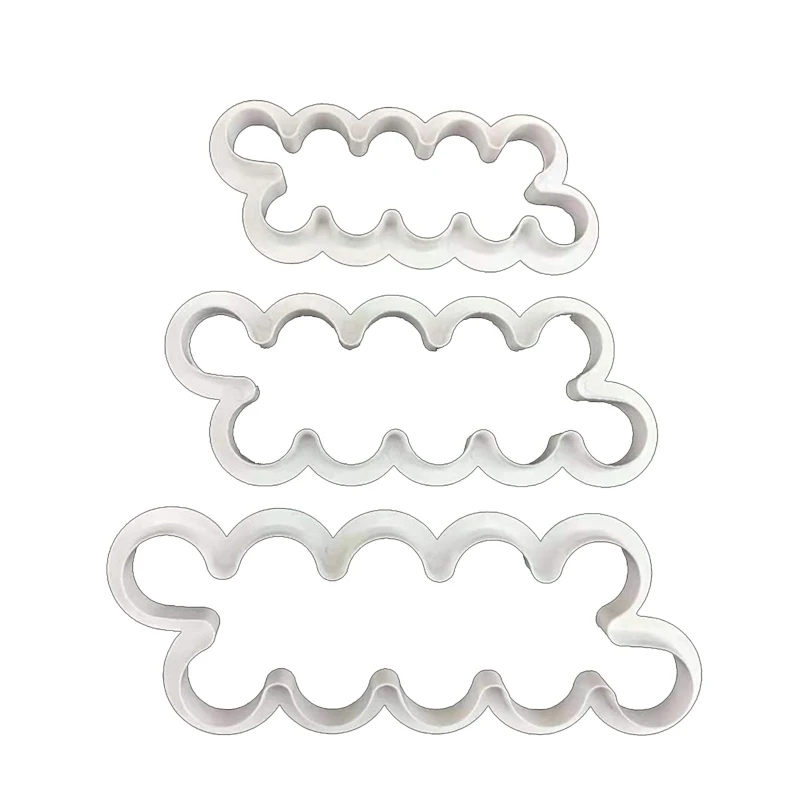 

Set of 3 Cookie Cutter Rose Flower Fondant Cutter Biscuit Mold Baking Tool Kitchenware DIY Baking Gifts for Baking Lover