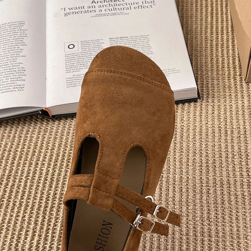 2025 дизайнерские женские туфли Мэри Джейн на плоской подошве модные брендовые