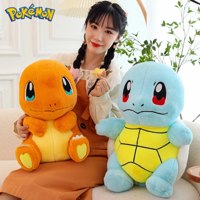 Фото 35-60 см большой размер Pokemon Charmander плюшевые сквиртл мультфильм аниме Peluche орнамент удобная мягкая кукла детская игрушка в подарок №4