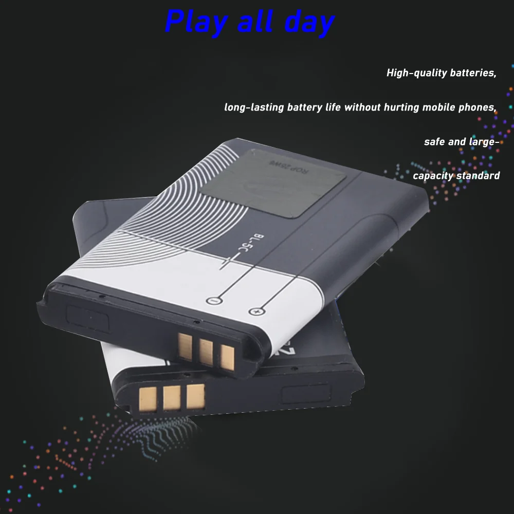 Аккумуляторная литиевая батарея для Nokia 3 7 1020 1100 1110 1200 1208 2270 2600 1112 |