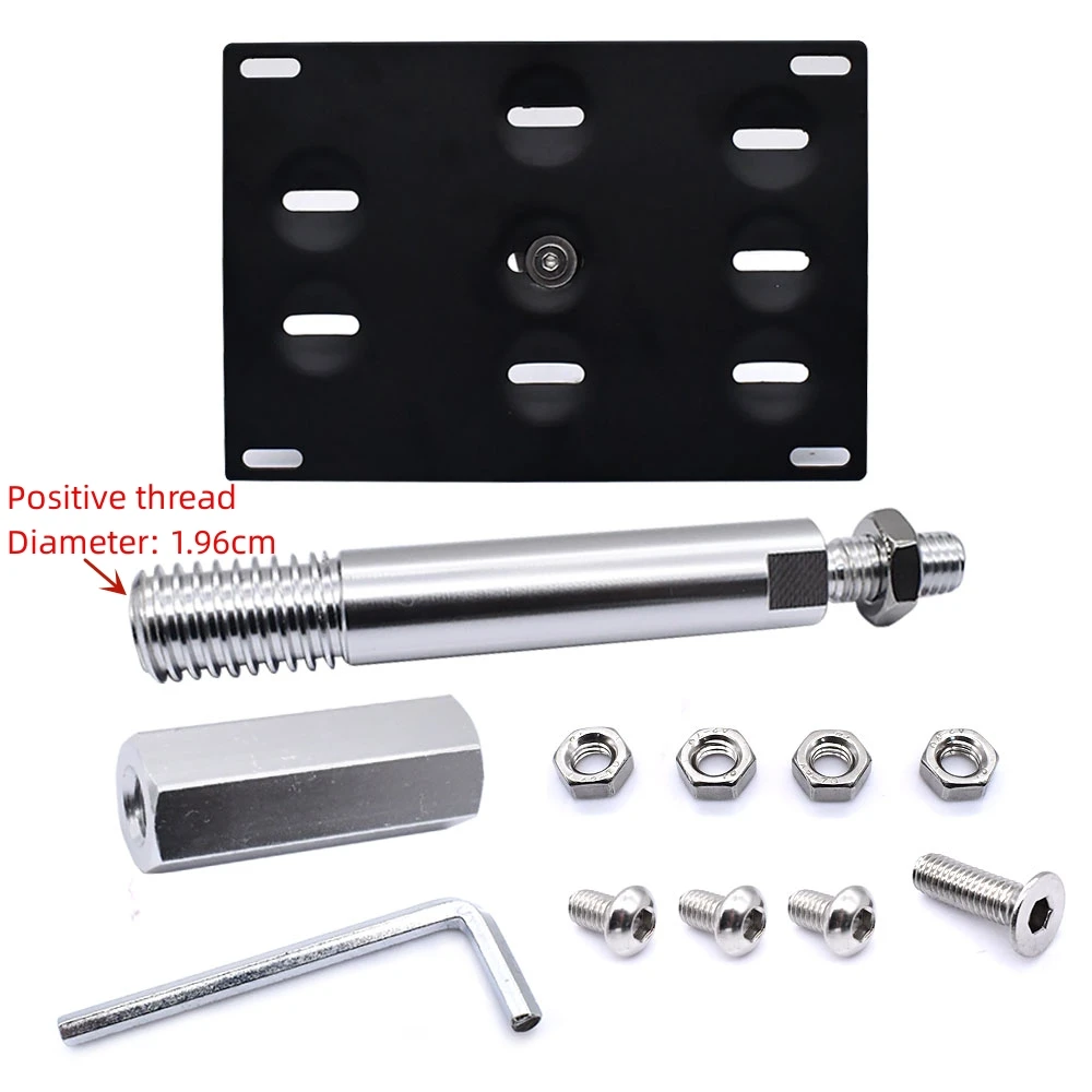 

Для BMW 4 серии 2021 2022 2023 2024 автомобильный бампер фаркоп кронштейн крепления номерного знака из нержавеющей стали без дрели автомобильные аксессуары