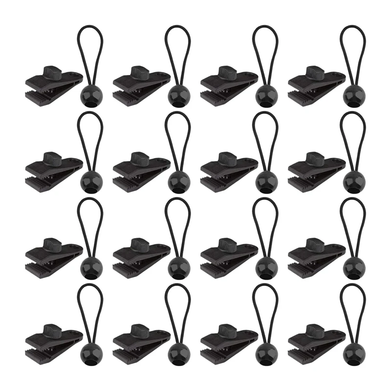 

Tarp Clips Heavy Duty Lock Grip 32Pack Tarp Clamps Heavy Duty Shark Tent Fasteners Clips Holder Pool Awning Cover Bungee
