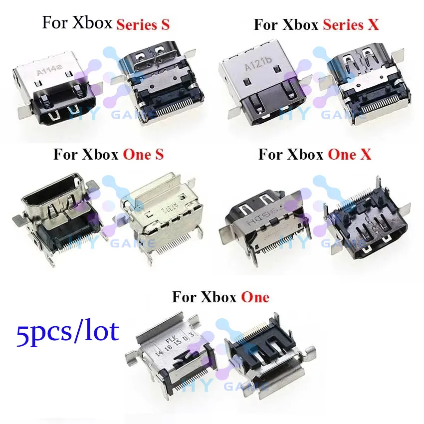 5 шт. разъемы HDMI для Microsoft XBOX серии One X S