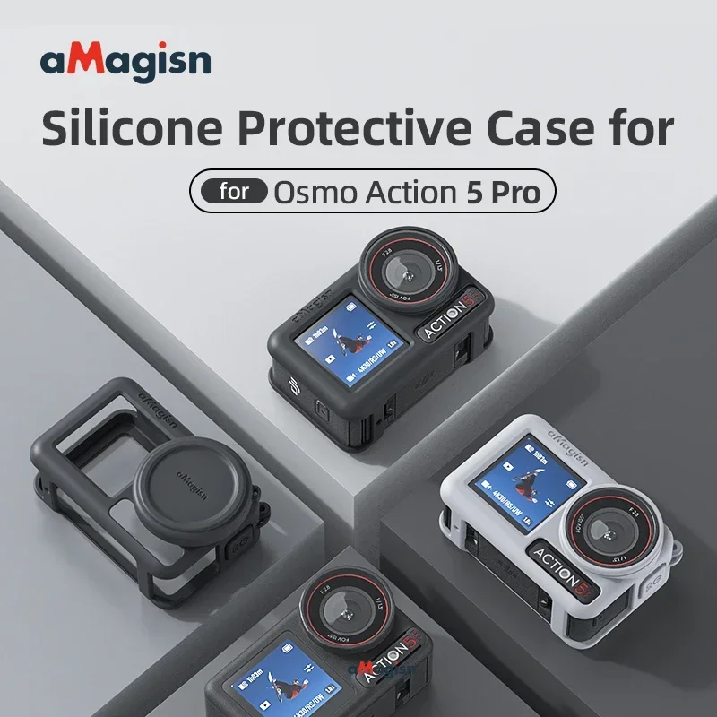 Силиконовый защитный чехол для DJI Action 5 Pro