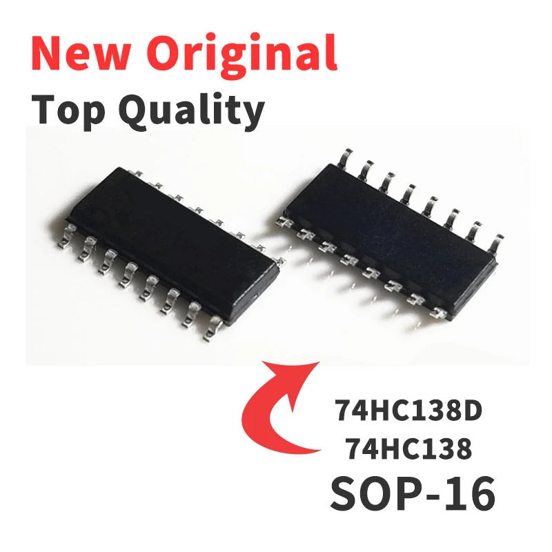 

10 шт., чип обратного декодера 74HC138 SMD SOP16