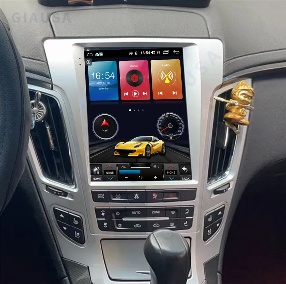10 4 дюйма для Cadillac CTS 2007-2012 Android 13 Автомобильный радиоприемник Dvd аудио