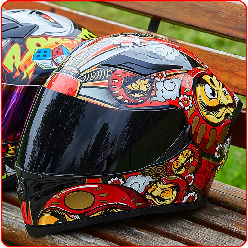 

Семейный мужской шлем на все лицо, мотоциклетный шлем из АБС-пластика, мотоциклетный шлем для мотокросса, Сертификация ECE, Casco Moto