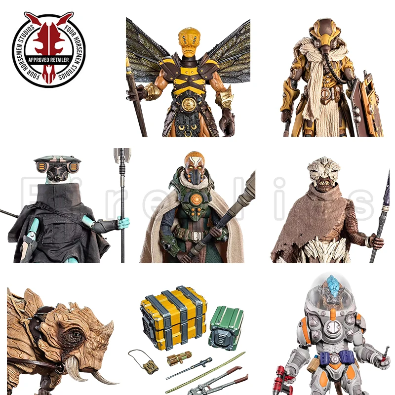 Фото Фигурка 1/12 6 дюймов Four Horsemen Studio Cosmic Legions Oxkrewe Book Two Harrow Zone Anthophilees №2