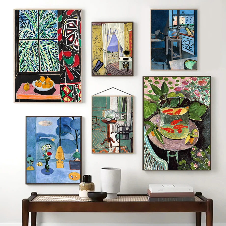 

Выставочный постер матиссе Анри матиссе, фотография на холсте, музей Pushkin, музей Москвы, Настенная картина, домашний декор