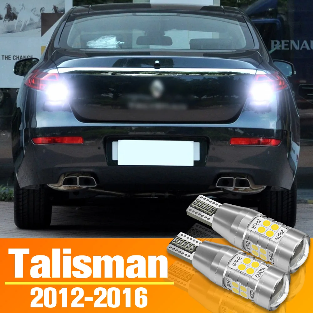 

2pcs LED Reverse Light Backup Bulb Accessories For Renault Talisman 2012 2013 2014 2015 2016