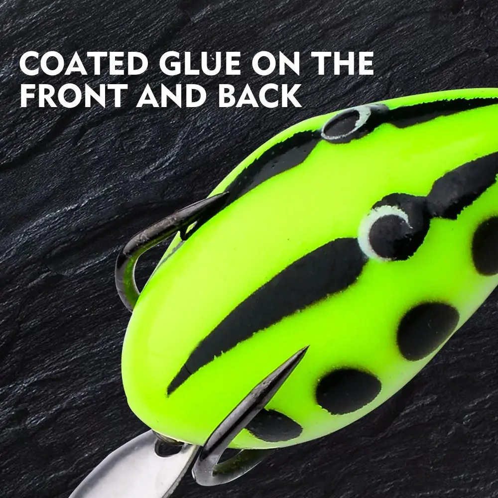 Мягкая приманка в виде лягушки головы змеи мини 4 см/5 г черная лягушка для рыбалки