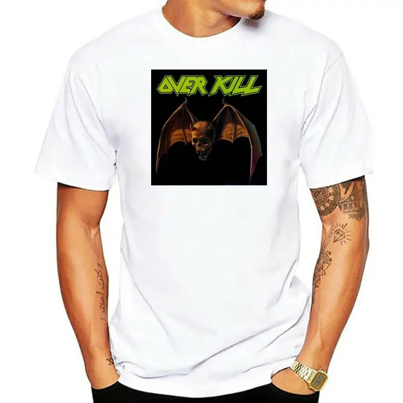 

Футболка OVERKILL Feel The Fire, черная, модная, с коротким рукавом