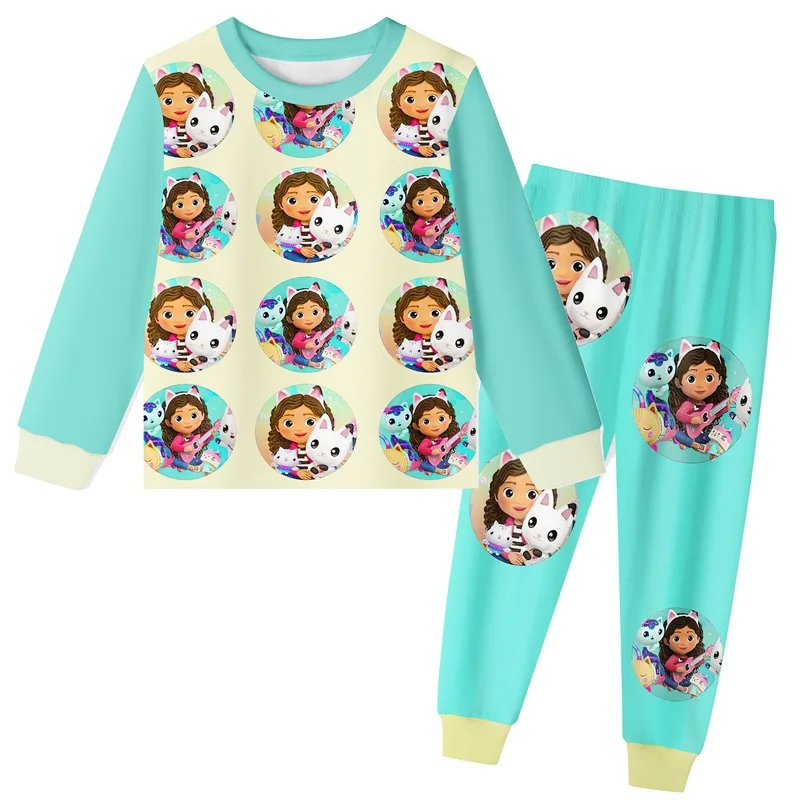 2 шт./комплект Детская Пижама с длинным рукавом и футболка штаны