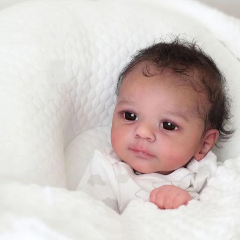 Attyi 18-20 дюймов кукла Felicia Reborn с открытыми глазами и мягкой тканью укорененные