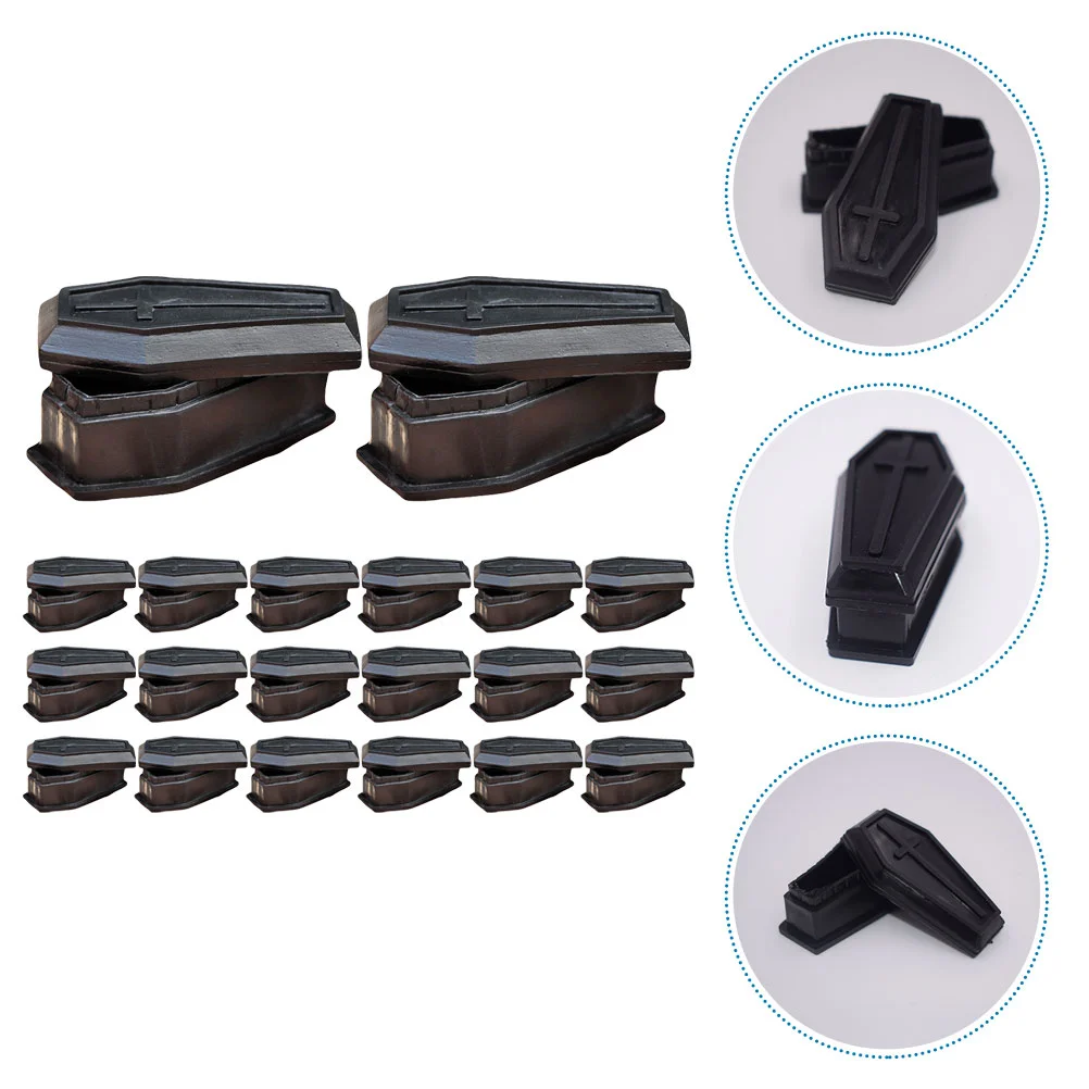 24 шт. подарочные коробки для ювелирных изделий модель гроба реквизит с крышкой