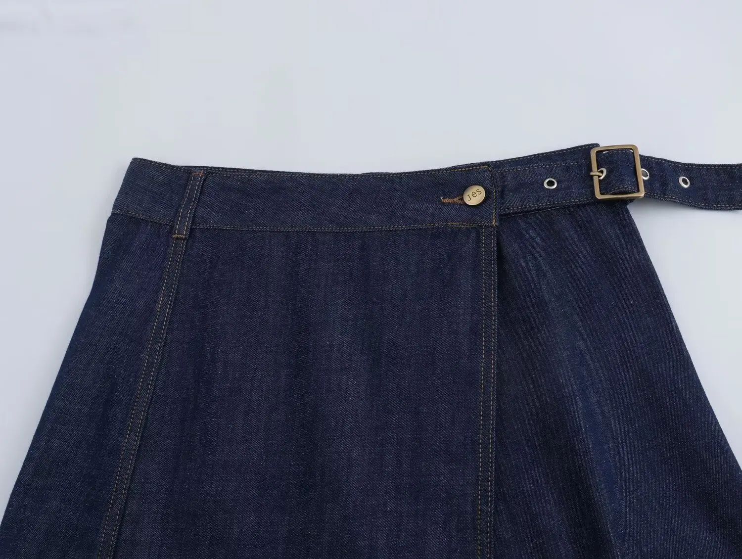 Maxdutti модная женская юбка с высокой талией средней длины женские прямые джинсовые