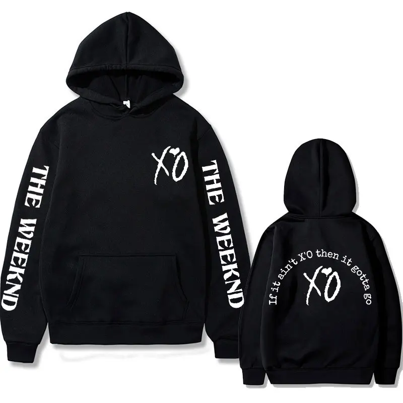 

Dawn FM Double Sided Print Hoodies The Weeknd If It Ain't X'o Then It Gotta Go X'o Hoodie Men Women Hip Hop Vintage Sweatshirts