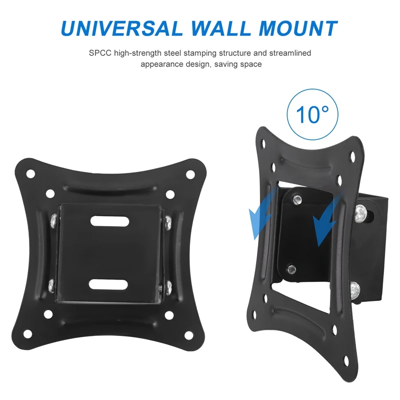 Универсальная настенная подставка для ЖК-экрана 14-27 дюймов