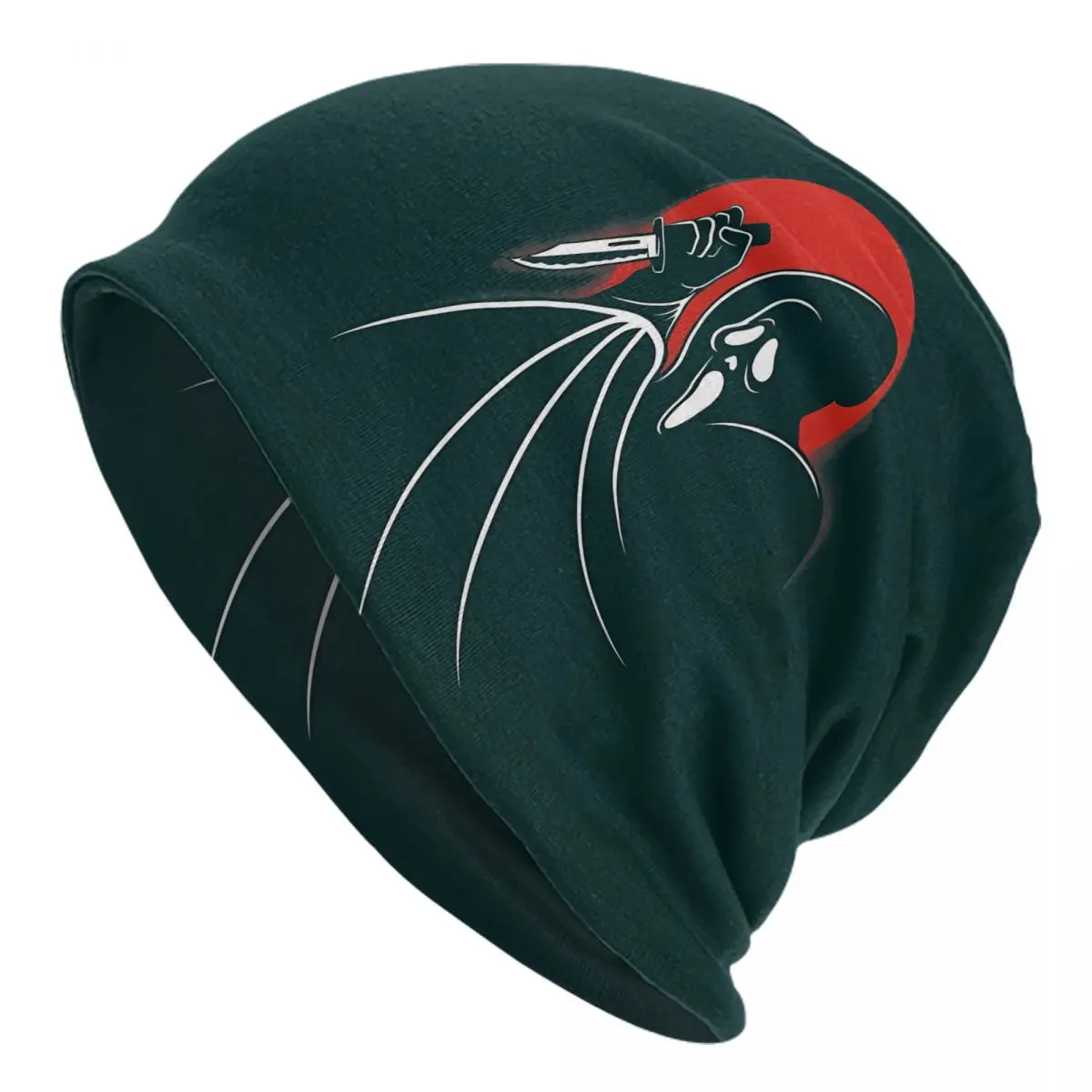 

Bonnet Hats Scream Horror Movie Men Women's Thin Skullies Beanies Hat Halloween Parody Autumn Spring Warm Cap Hip Hop Caps