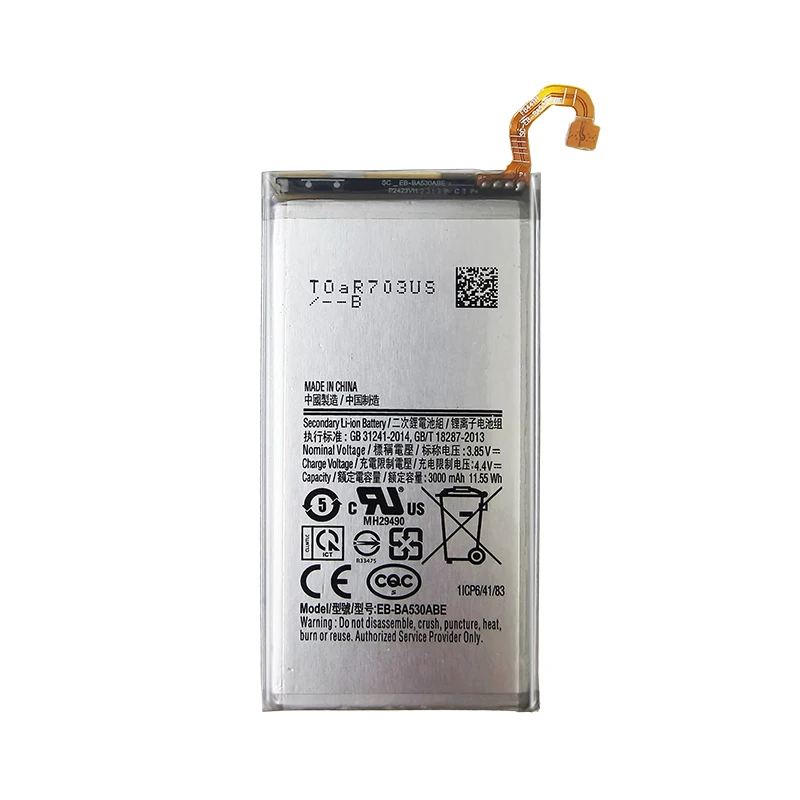 EB-BA530ABE запасная батарея для Samsung Galaxy A8 2018 A530 SM-A530F A 530 гарантия на портативные