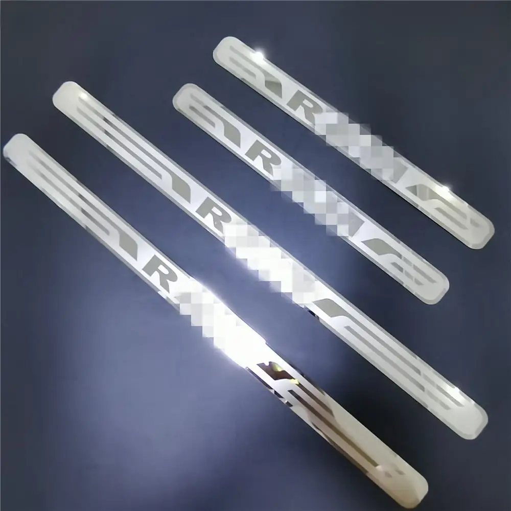 

For Dodge RAM 2016 2017 2018 2019 2020 2021 Door Sill Scuff Plate Trim Threshold Pedal Protector Sticker Car Styling Accessories