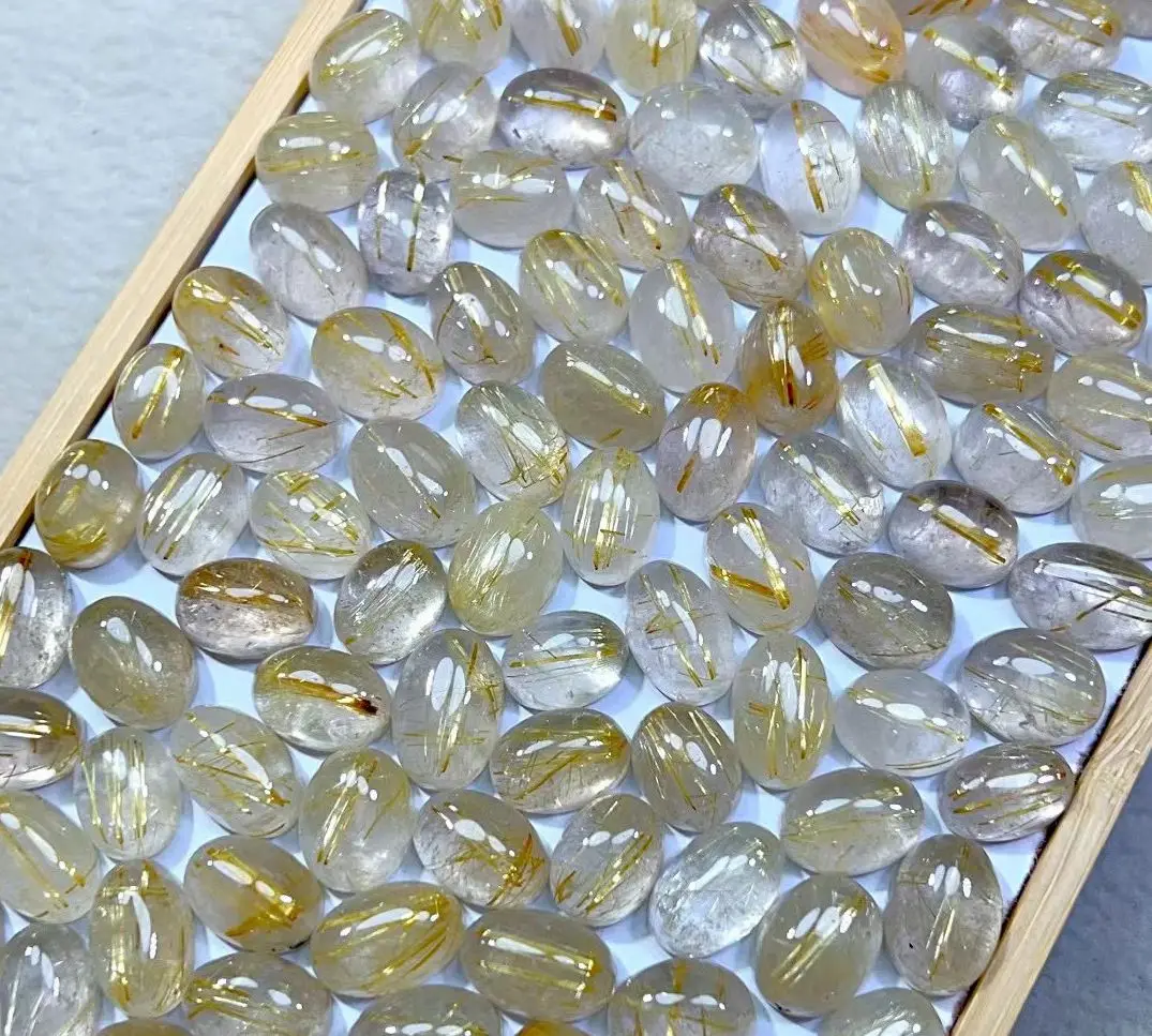 Оптовая продажа 10 шт./упаковка Бусины Из Натурального кварцевого кабошона