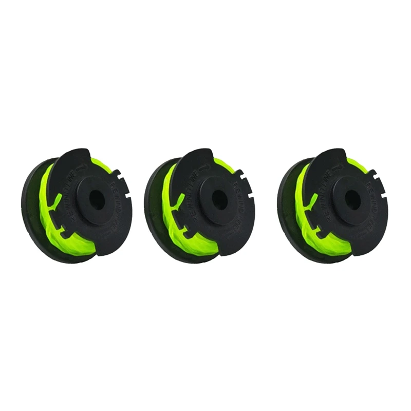 

3 Pack Replacement Spool Line For Ryobi RAC143 36V Grass Trimmer Spool, Weed Eater String Auto-Feed