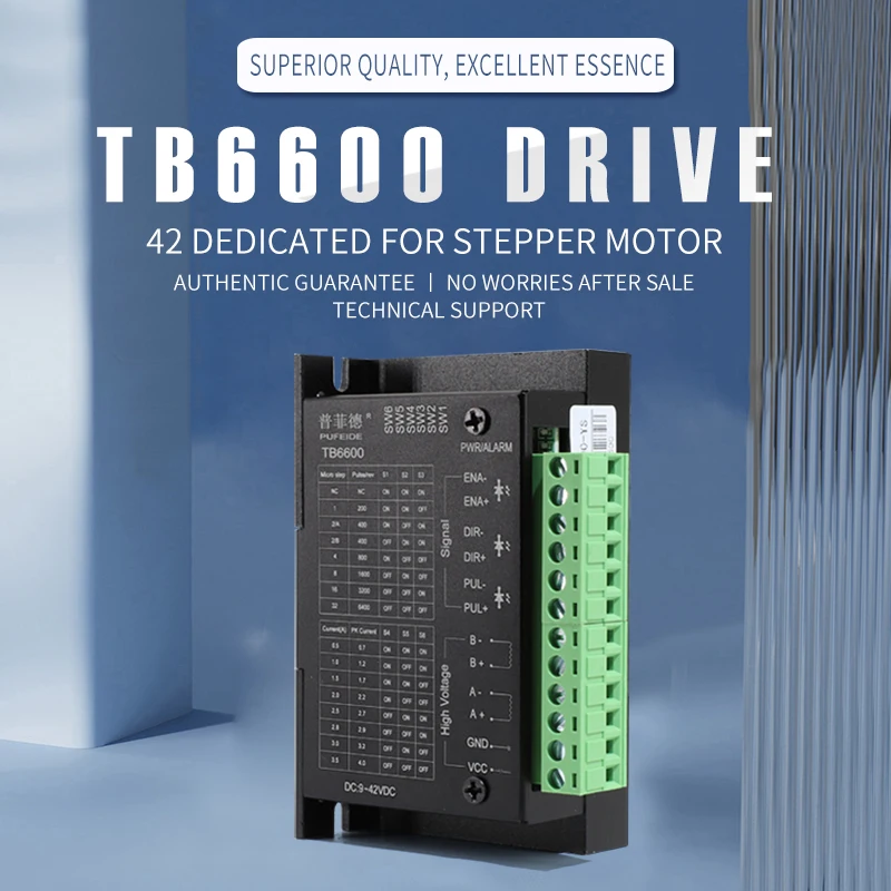 Драйвер Tb6600 42/57 для шагового двигателя Nema 23 Nema17 4A