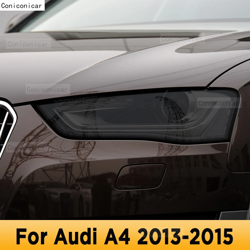 

For Audi A4 B8 B9 2013-2015 TPU Car Exterior Headlights Anti-Scratch Protective Film Cover Headlamps Repair Accessories Sticker