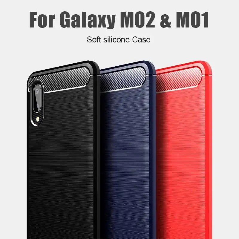 

Nonmeio Shockproof Soft Case For Samsung Galaxy M02 M01 Core Phone Case Cover