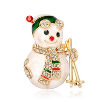 christmas brooch pins snowflake pin marry christmas joy candy cane snowman brooches xmas christmas holiday party gifts for women