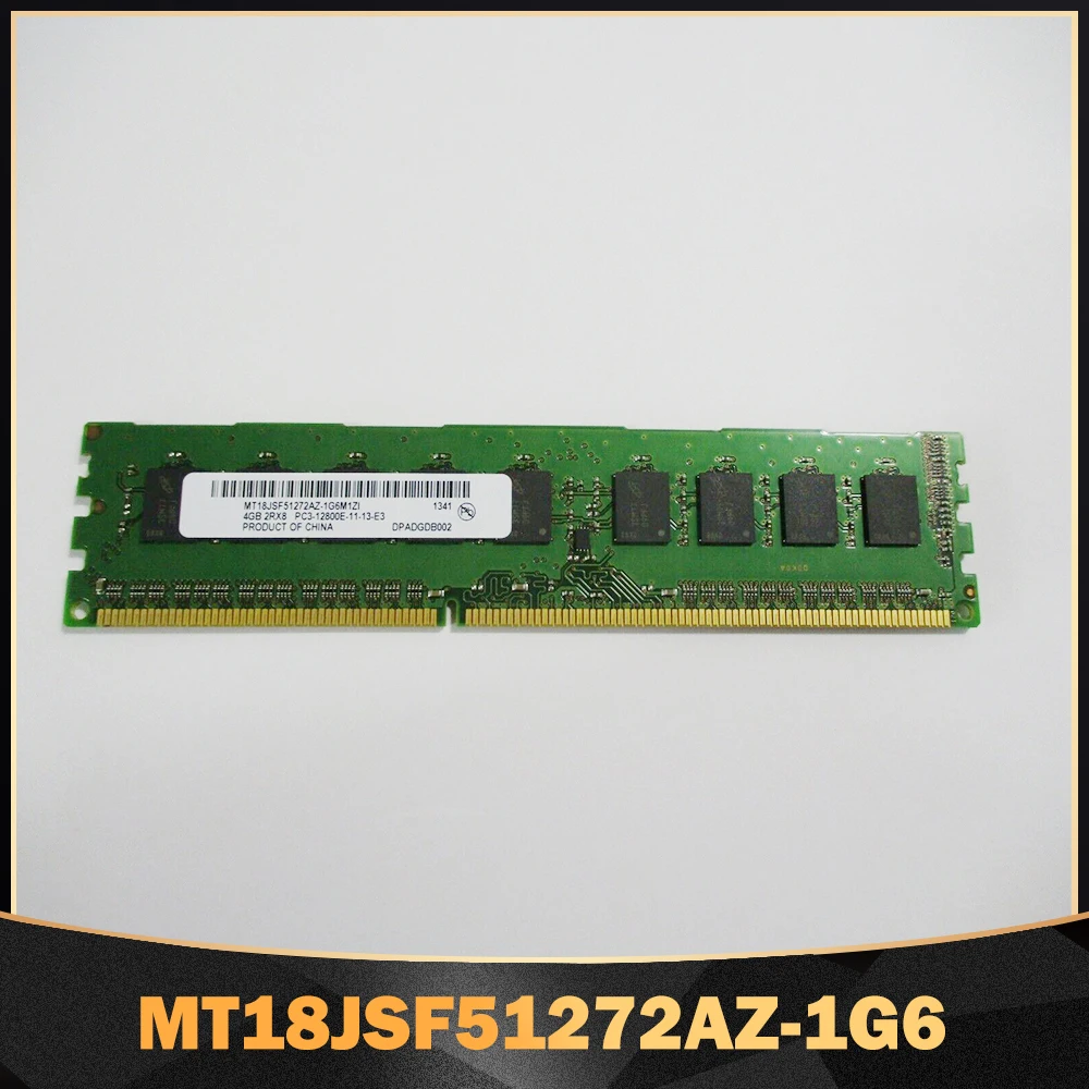 Оперативная память 1 шт., 4 ГБ, 4G 2RX8, PC3-12800E DDR3 1600 UDIMM ECC для MT памяти