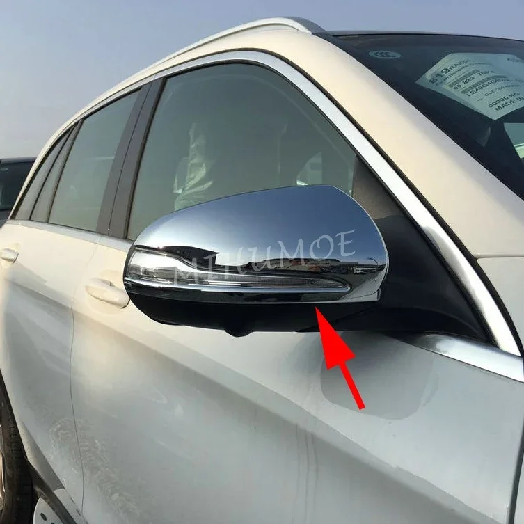 

Для Mercedes-Benz GLC C E S Class W205 W213 W222 H247 X247 X253 C253 C257 хромированная накладка на боковое зеркало заднего вида