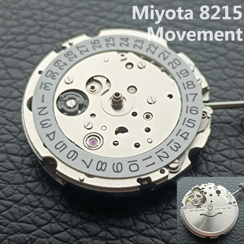 Original Miyota 8215 Automatic Watch Movement Men's Accessories Mechanical Movement Replacement Parts Date Setting